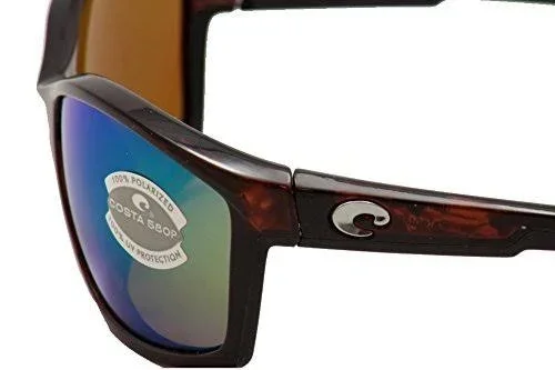 Costa Del Mar Manta Sunglasses Shiny Black/Gray Glass 580G