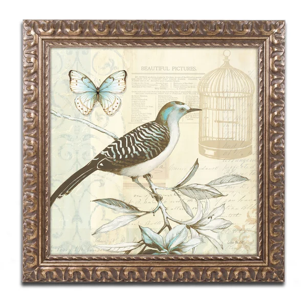 Trademark Fine Art Freedom I Canvas Art by Lisa Audit - Gold Ornate Frame
