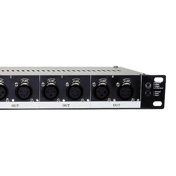 Chauvet DJ Data Stream 4 DMX Distributor DMX-512 Optical Splitter
