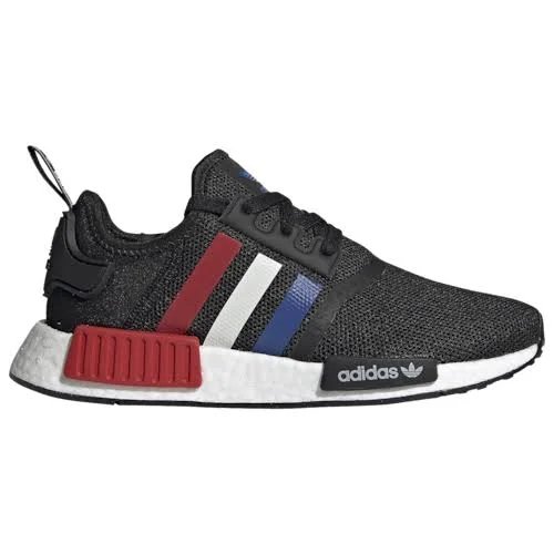 Adidas Originals Boys NMD R1 Shoes Black/White/Scarlet Size 04.0