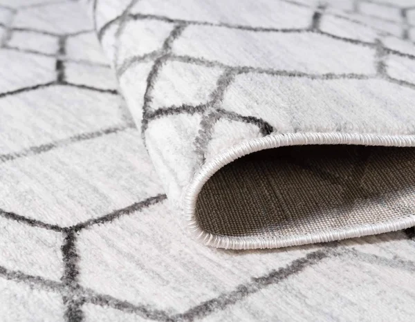 Unique Loom Matrix Trellis Tile Rug, Size: 7& 0 x 10& 0, Gray