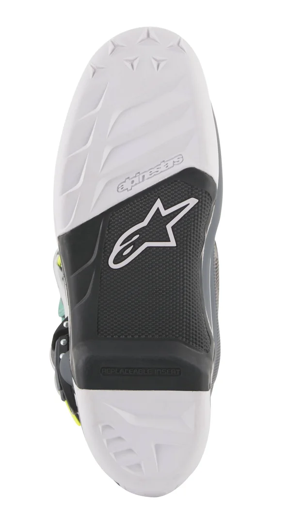 Alpinestars Tech 7 Boots Dark Gray/Teal/White 8