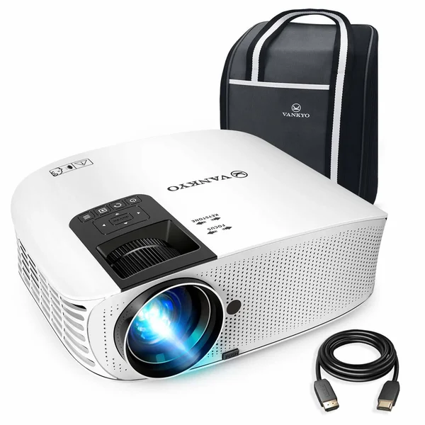 Vankyo Leisure 510 Full HD Movie Projector - Video Projector with 200x22 Projection size, Support 1080p HDMI VGA AV USB with Free