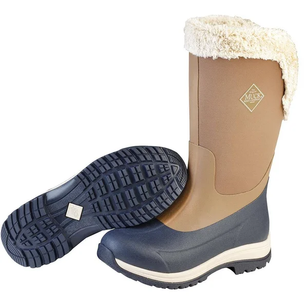 Muck Boots Women's Apres Tall 15'' Winter Boots, Size: 5.0, Brown