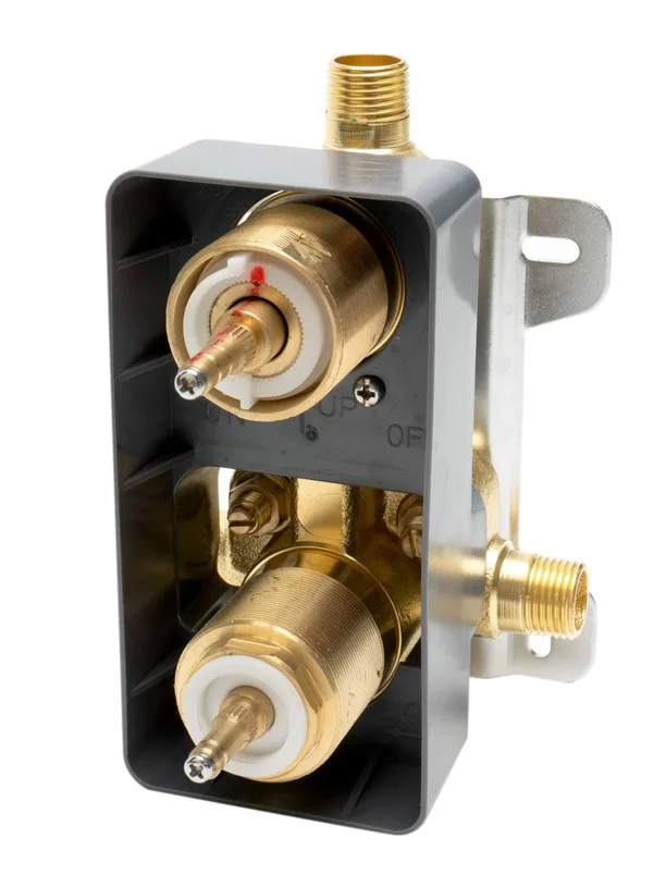Alfi Brand Ab3809-pc Polished Chrome Round Knob 1 Way Thermostatic Shower Mixer