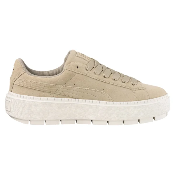Puma Suede Platform Trace - Womens Shoes Safari/Marshmallow Size 9.5
