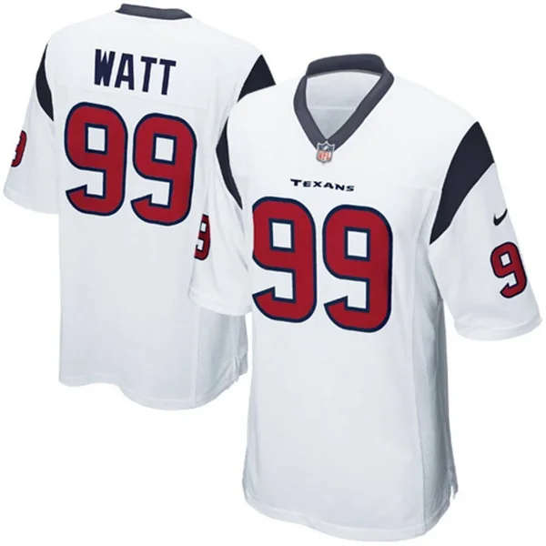Nike Jj Watt Houston Texans Youth White Game Jersey Size: Large