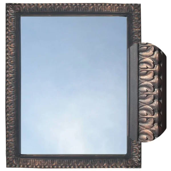 American Pride Saxony 9504VEN Rectangular Framed Wall Mirror, Oil Rubbed Bronze