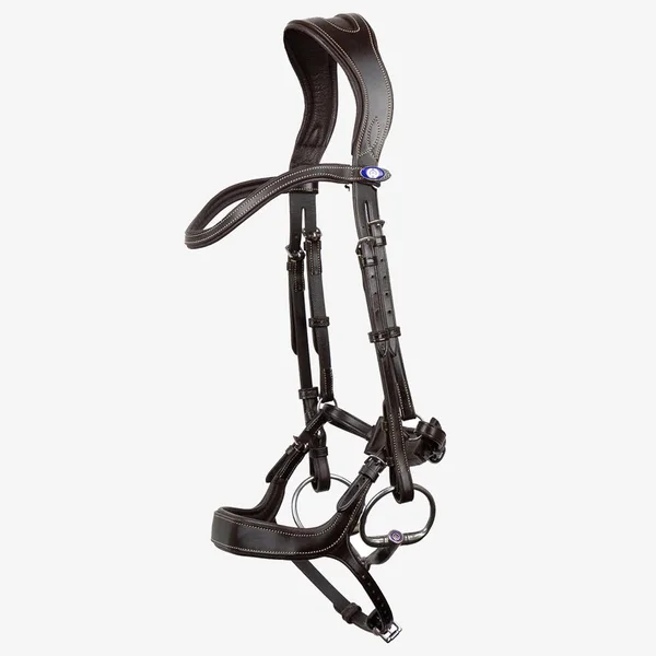 PS of Sweden Pioneer Snaffle Bridle - Black