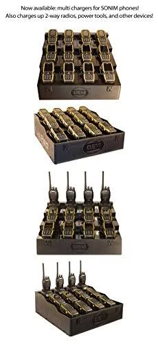 Klein Electronics FuelPad12 Professional Series 12-Unit Battery Charger, Radio & Battery Charger Desktop Organizer Station