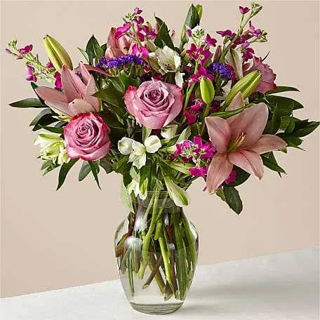 ProFlowers - Flower Delivery, Deluxe Flower Power Bouquet with Vase, Send Flowers for Birthdays and Graduations at ProFlowers.