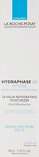 La Roche-Posay Hydraphase Intense UV Moisturizer with SPF 20, 1.69 fl. oz.
