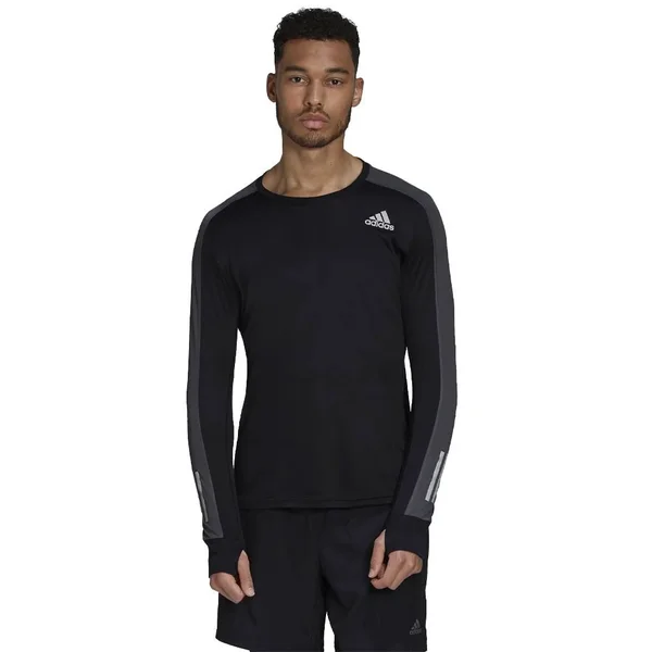 Adidas Own The Run Running Top - Black - Large