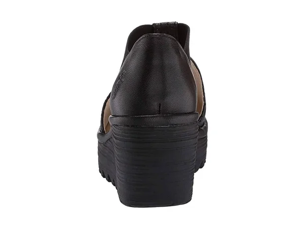 Fly London Women's Sandal Black Yemo Leather Sandal 39