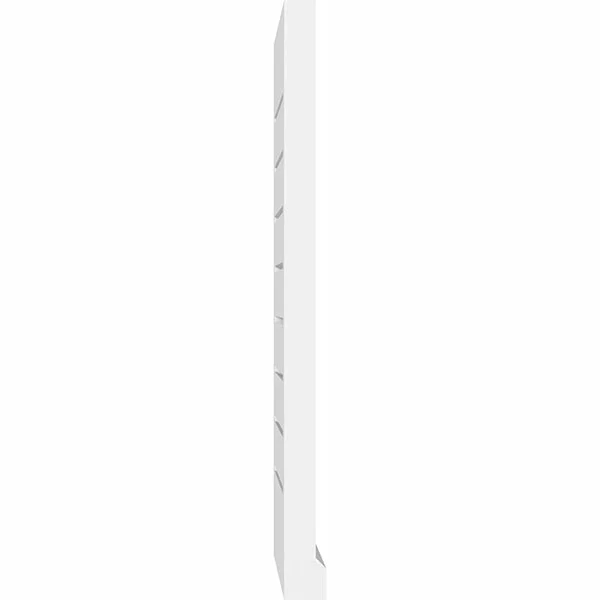 Ekena Millwork GVPVE40X1403SF 40x22W x 14x22H Vertical Surface Mount PVC Gable Vent: Functional, w/ 2x22W x 2x22P Brickmould Sil