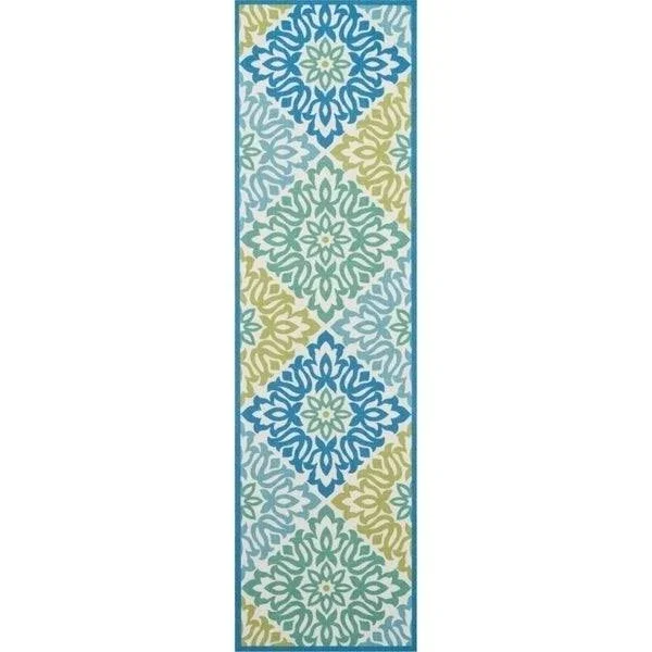 Copper Grove Perth Indoor/ Outdoor Area Rug - 2&3x22 x 8& Runner - Marine