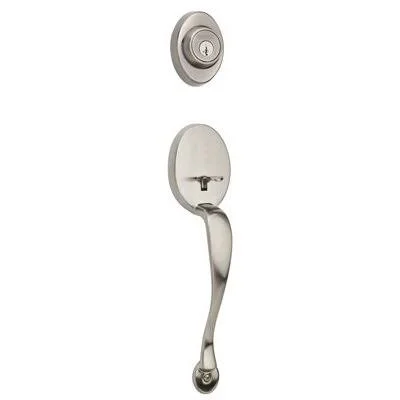 Augusta Exterior Only Handle Set (SmartKey - Antique Nickel)