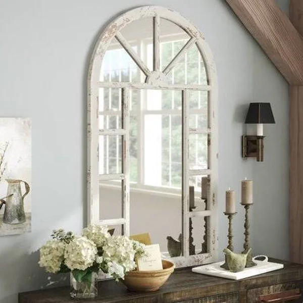 Gracie Oaks Barberry Accent Mirror - White