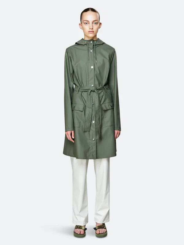 Rains Curve Jacket - Green - M/L
