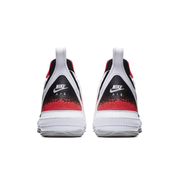 Nike Mens James LeBron 16 Basketball Shoes, White/Hot Lava/Silver, Size 11.5
