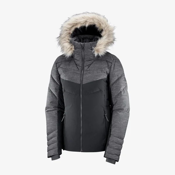 Salomon Women's Warm Ambition Jacket Black/Black/Heather M