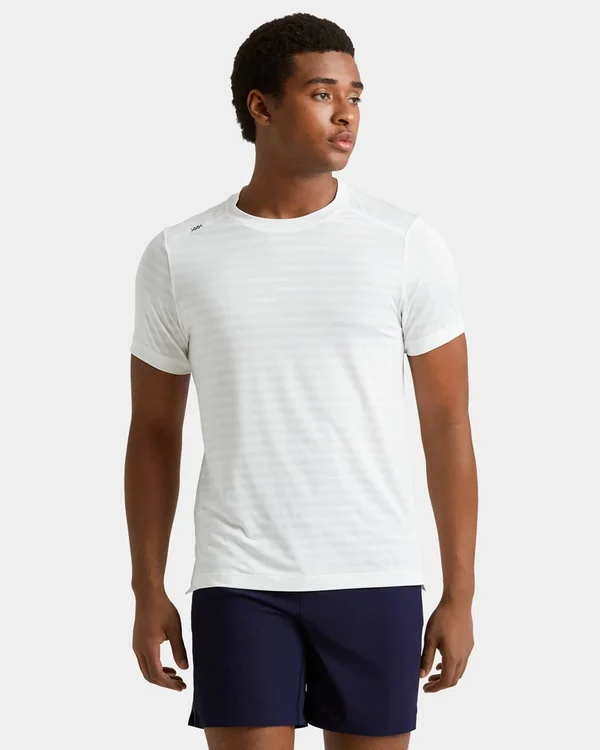 Rhone Swift Short-Sleeve Shirt - Men's White - L