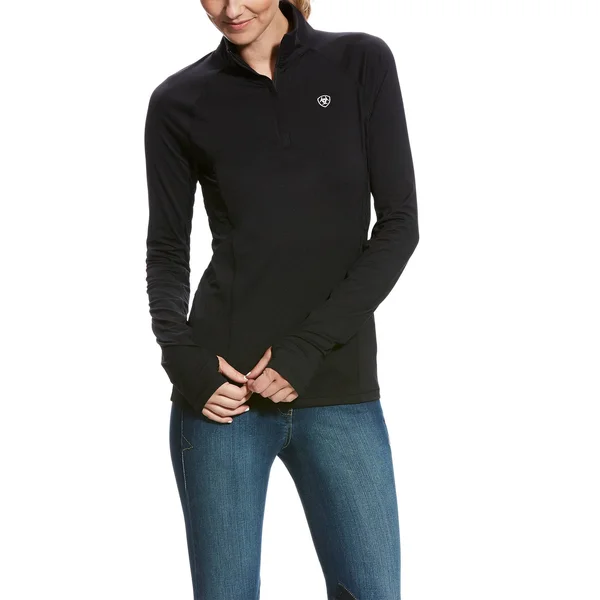 Ariat Ladies Lowell 2.0 1/4 Zip XXL Black