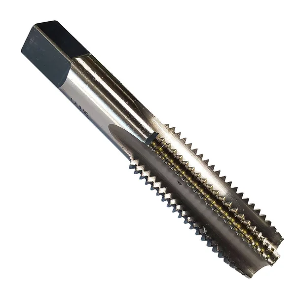 Viking 55102 1x22-12 UNF Plug Tap, 4 Flute, H4, Bright Finish