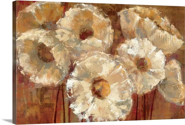 Waltzing Poppies, Canvas Wall Art, 60x40, Great Big Canvas