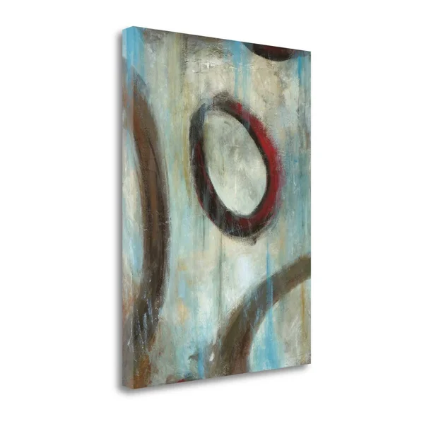 Tangletown Fine Art Graysons Loops I by Wani Pasion, Giclee Print on Gallery Wrap Canvas, 21x22x29x22