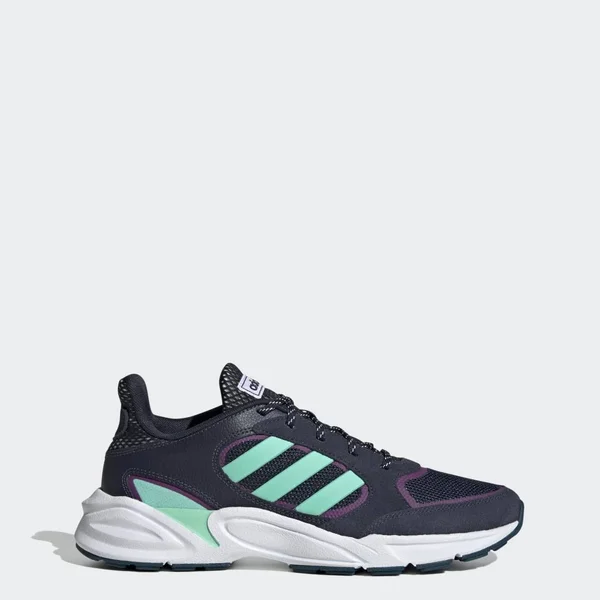 Adidas 90s Valasion Women's Running Shoes - Size: 8, Dark Blue