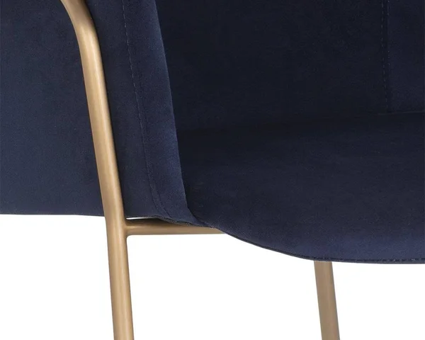 Odesa Dining Armchair Abbington Navy Sunpan
