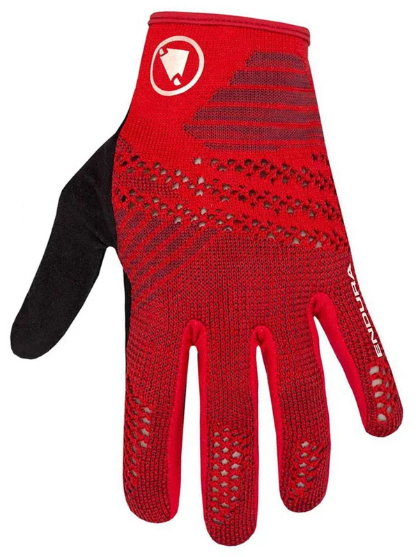 Endura SingleTrack Liteknit Gloves - Red