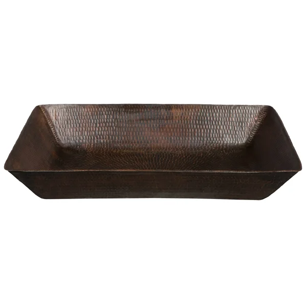 Premier Copper Products - BSP1_VREC2014DB Vessel Sink - Faucet and Accessories Package