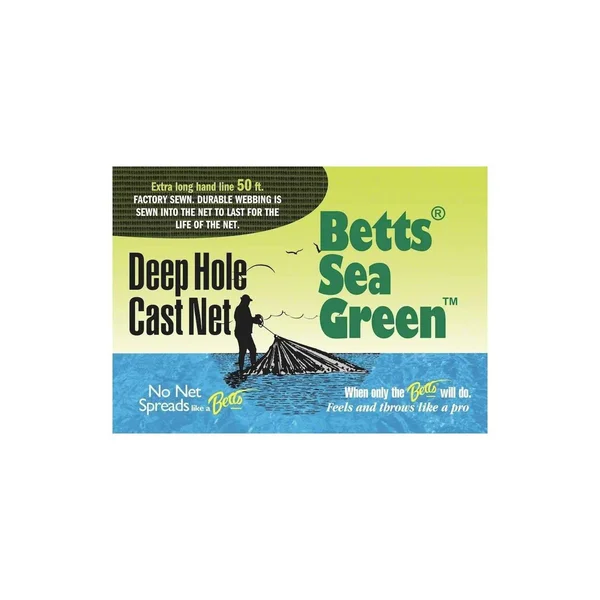 Betts Sea Green Deep Hole Mono Cast Net 7& 14-7-dh