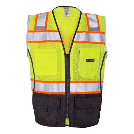 ml Kishigo Class 2 Black Series Vest, Green