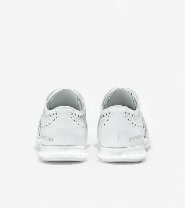 Cole Haan ZER谿RAND Wingtip Oxford - White - Lace-ups
