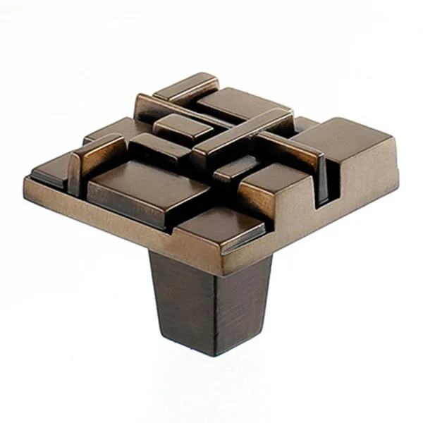 DU Verre DVOF02 Offset 2-1/2x22 Square Cabinet Knob Matte Black