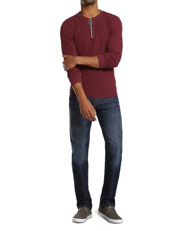 Mavi Men's Zach Straight Leg in Dark Maui - Men's Jeans
