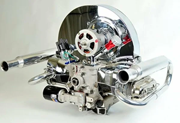 EMPI Dual Exhaust System - Ceramic, Dune Buggy Baja Bug