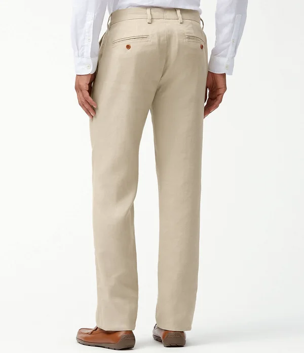 Tommy Bahama Mahalo Bay Flat-Front Pants, Mens, 40 34, Stone Khaki
