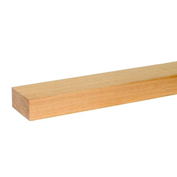 Builders Choice 1 in. x 2 in. x 8 ft. S4S Hickory Board (4-Pack)