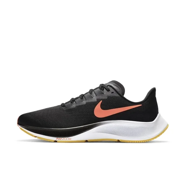 Men's Nike Air Zoom Pegasus 37 (Black/Mango) 12