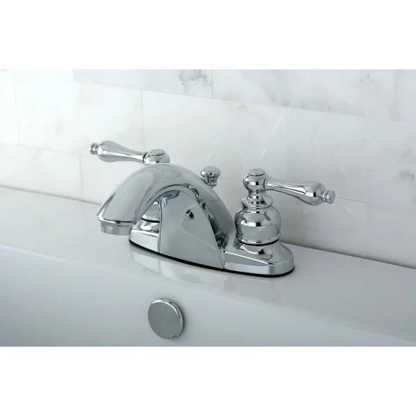 Kingston Brass KB7645AL English Country 4-Inch Centerset Lavatory Faucet, Oil Rubbed Bronze