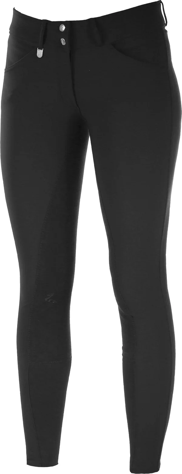 Horze Grand Prix Women's Leather Full Seat Breeches - 24, Black