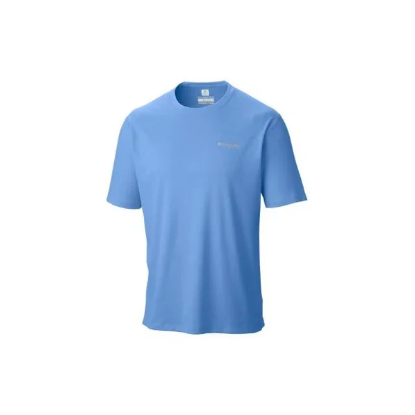 Columbia Men's PFG Zero Rules Short Sleeve Fishing Shirt - S - Blue
