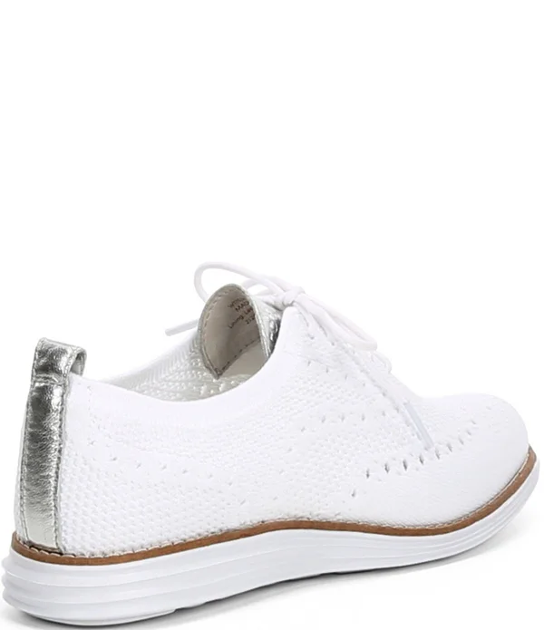 Cole Haan Women's Original Grand Wingtip Oxford Black Knit 7.5