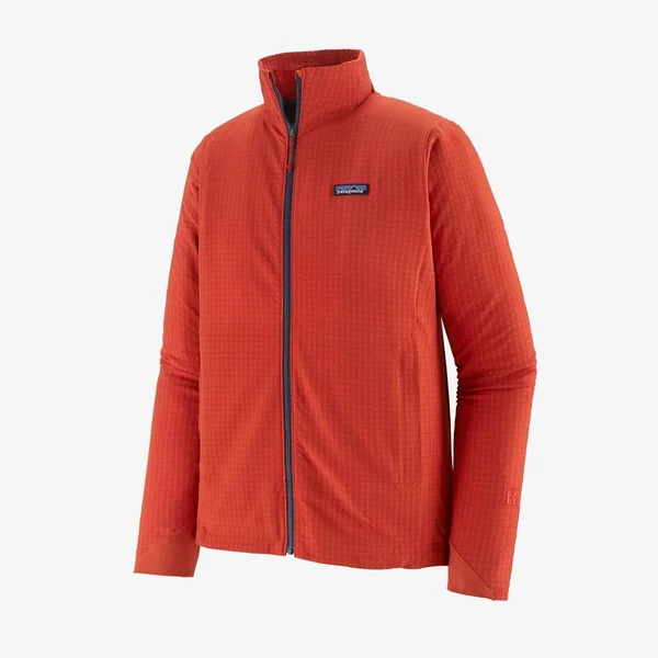 Patagonia R1 TechFace Fleece Jacket - Men's Hot Ember, M
