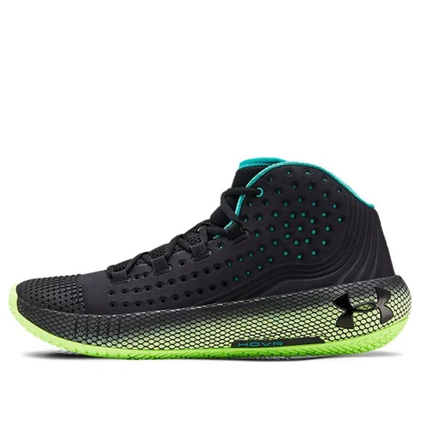 Under Armour HOVR Havoc 2 &Black Lime& Black/Lime Light Basketball Shoes/Sneakers 3022050-001 (US Size 11)