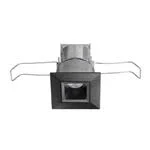Juno MD1LG2 Sq 03LM 40K 80CRI fl Bl Recessed Lighting 2-1/4x22 Mini LED Square Downlight 4100K Flood Beam Spread, Black Finish